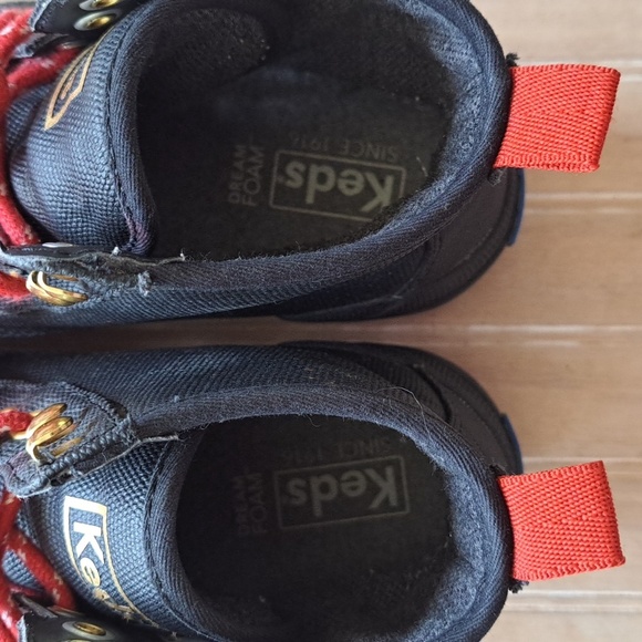 Keds Scout Splash Dream Foam Sneaker Waterproof Stain Resistent Red Laces Canvas - Picture 4 of 10